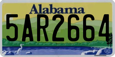 AL license plate 5AR2664