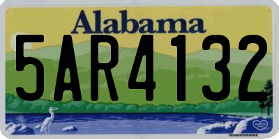 AL license plate 5AR4132