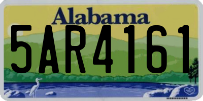 AL license plate 5AR4161