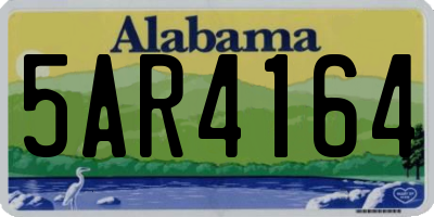 AL license plate 5AR4164