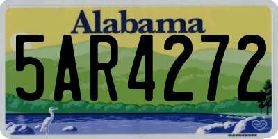AL license plate 5AR4272