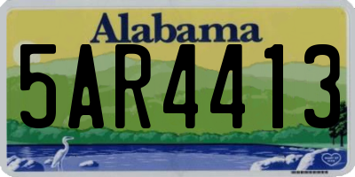 AL license plate 5AR4413