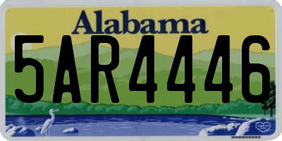 AL license plate 5AR4446