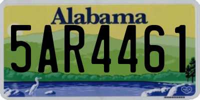 AL license plate 5AR4461