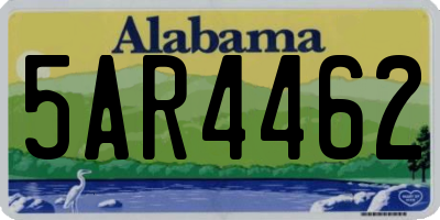 AL license plate 5AR4462