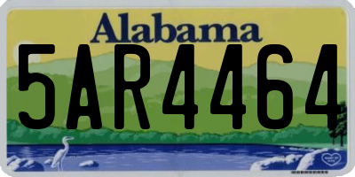 AL license plate 5AR4464
