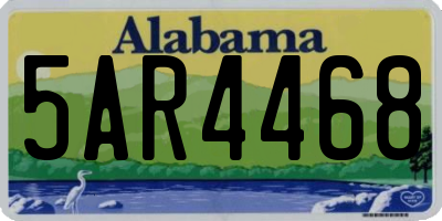 AL license plate 5AR4468