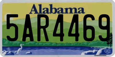AL license plate 5AR4469