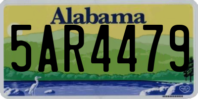 AL license plate 5AR4479