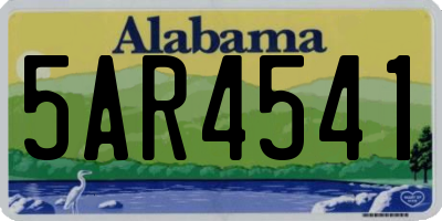 AL license plate 5AR4541