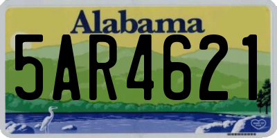 AL license plate 5AR4621