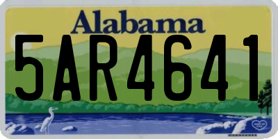AL license plate 5AR4641