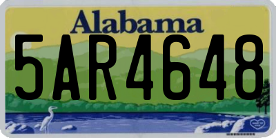 AL license plate 5AR4648