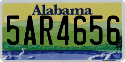 AL license plate 5AR4656