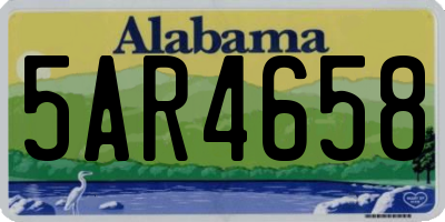 AL license plate 5AR4658