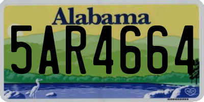 AL license plate 5AR4664