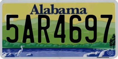 AL license plate 5AR4697