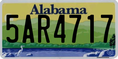 AL license plate 5AR4717