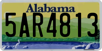 AL license plate 5AR4813
