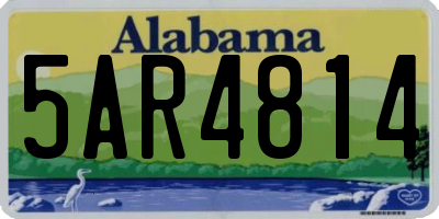 AL license plate 5AR4814