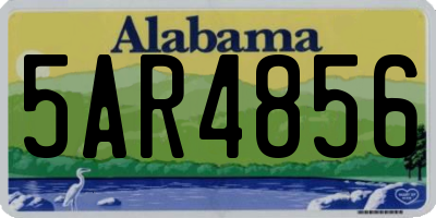 AL license plate 5AR4856