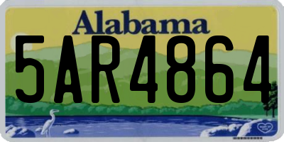 AL license plate 5AR4864