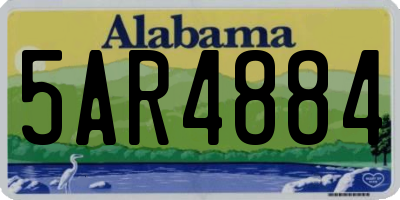 AL license plate 5AR4884