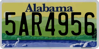 AL license plate 5AR4956