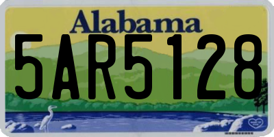 AL license plate 5AR5128
