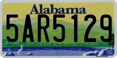 AL license plate 5AR5129