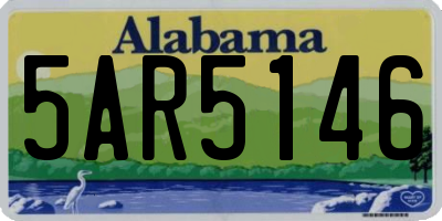 AL license plate 5AR5146