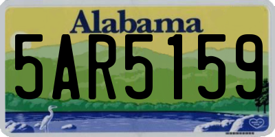 AL license plate 5AR5159