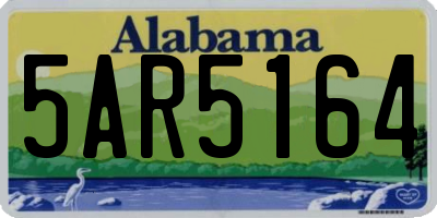 AL license plate 5AR5164