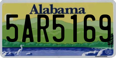 AL license plate 5AR5169