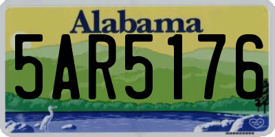 AL license plate 5AR5176
