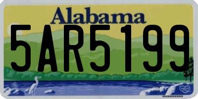 AL license plate 5AR5199
