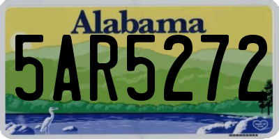 AL license plate 5AR5272