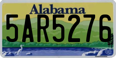 AL license plate 5AR5276