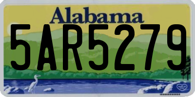 AL license plate 5AR5279