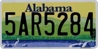 AL license plate 5AR5284