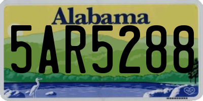 AL license plate 5AR5288