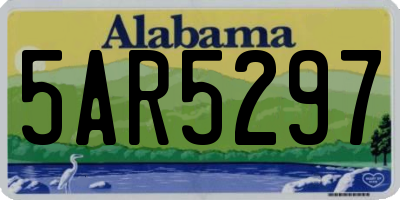 AL license plate 5AR5297