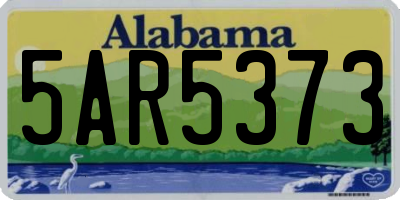 AL license plate 5AR5373