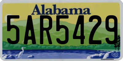 AL license plate 5AR5429