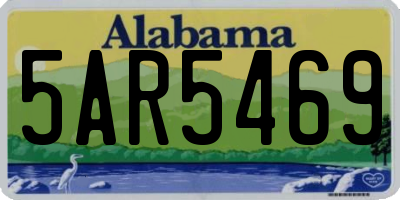 AL license plate 5AR5469