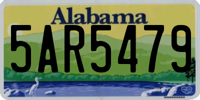 AL license plate 5AR5479