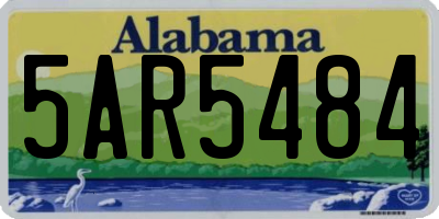 AL license plate 5AR5484