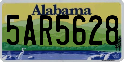 AL license plate 5AR5628