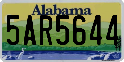 AL license plate 5AR5644