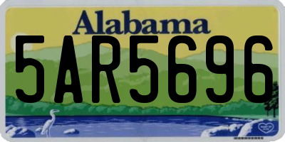 AL license plate 5AR5696